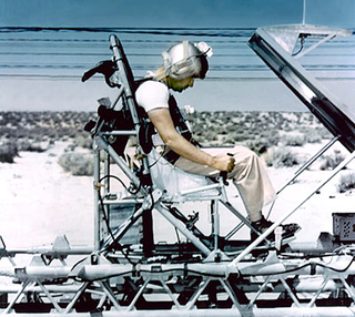 Illustration for article titled The Astonishing Speed and Beauty of Rocket Sleds